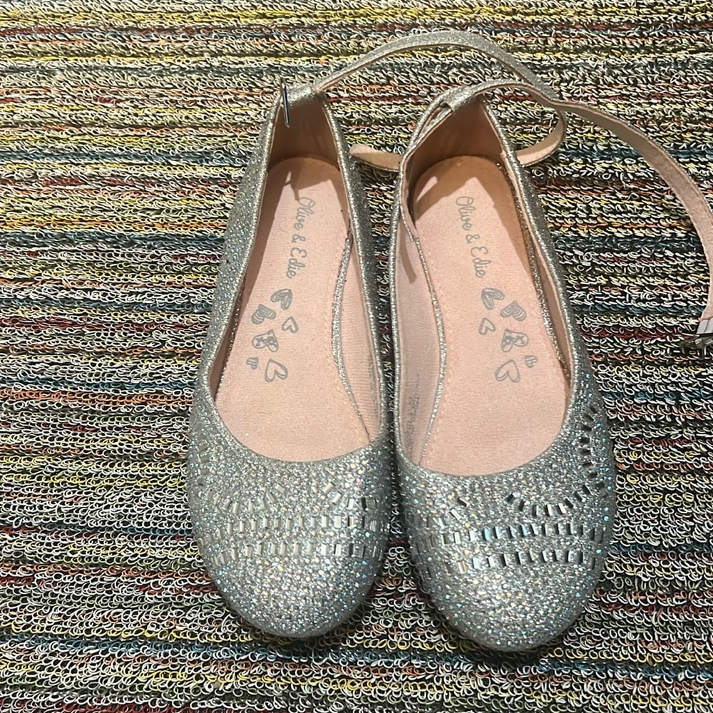 Girls high end flats  by olive and Edie.